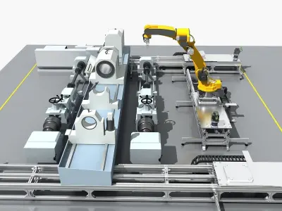Industrial Equipment 3D model shop
