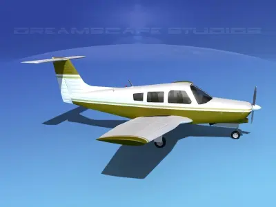 Piper Turbo Arrow III 3D model purchase