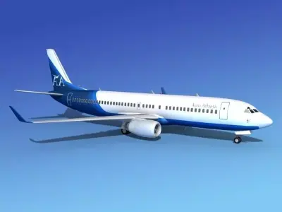 Boeing 737-800 Aero Atlantic 3D model