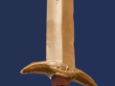 Shortsword Bronze Low-poly 3D model