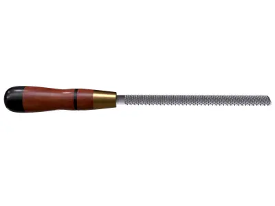 Half Round Wood Course Cut Rasp 3D model