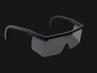 Protective Glasses Low-poly 3D model purchase