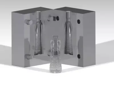 Simple Blow Mold 3D model
