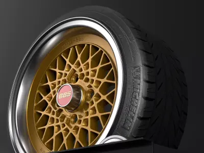 BBS MAHLE Low-poly 3D model