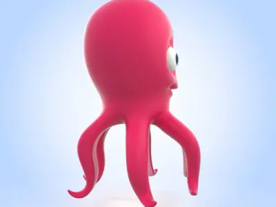 Octopus 3D model