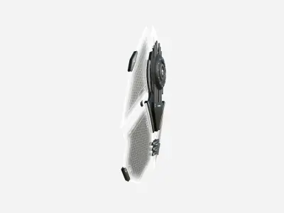 SciFi Shield A07 Black White - Sci Fi Weapon Design Low-poly 3D model
