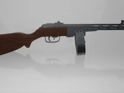 PPSH 41 3D model 3D model