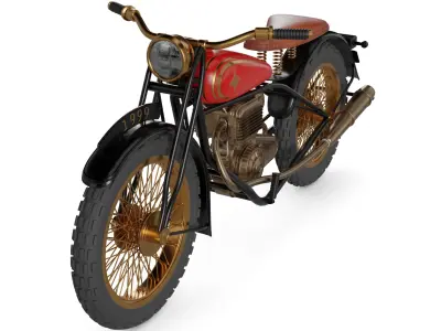 Motorcycle 3D model 6