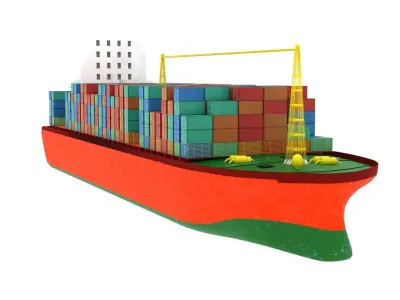 Container Ship  3D model