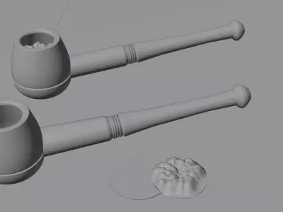 Smoking Pipe 3D model purchase