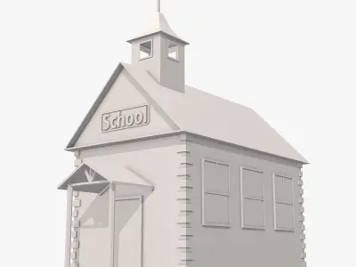 School House 3D model