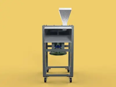 ONION RINGS CUTTING POTATO FRUIT VEGETABLE SLICER MACHINE 3D model