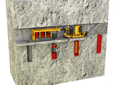 Nuclear Waste Facility 3D model