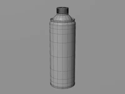 Product Mockup Bottle Oil 350ML 3D model