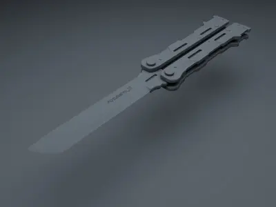 knife 3D model 22