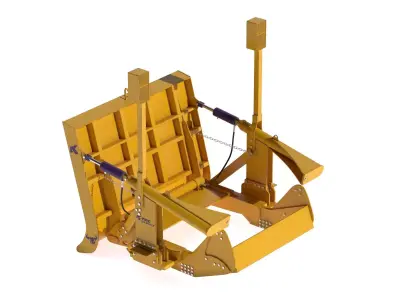 K-Tec Ox Block Earthmoving Support Tractor  3D model
