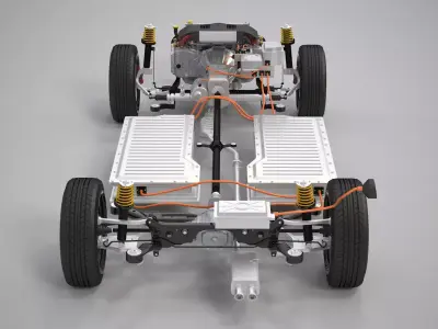RWD Hybrid Chassis 3D model