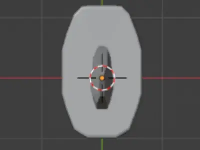 Knife Low-poly 3D model