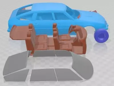 Citroen CX 1991 Printable Car  3D print model