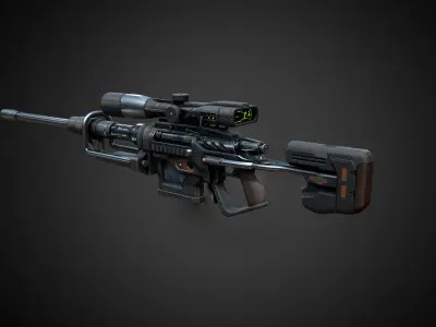 Military Weapons  SRR 3D Models 3D model