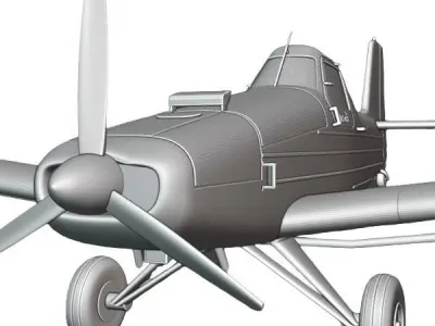 Embraer Ipanema 202 3D print model