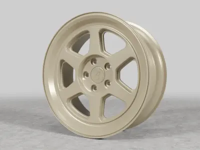 Black Rhino Wheels Rumble Rims 3D model 3D model