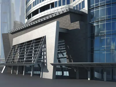 Residential Building 3D model 26
