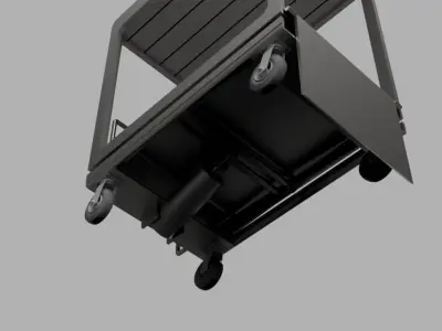 Glass Panel Scissor Lift  3D model