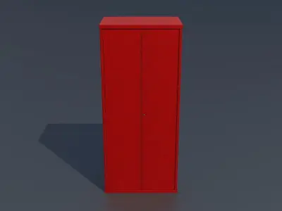 Workshop storage closet large 1 PBR  3D model