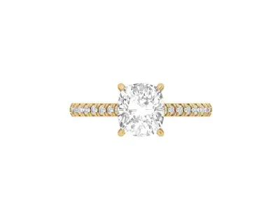 Cushion Ring 3D print model shop