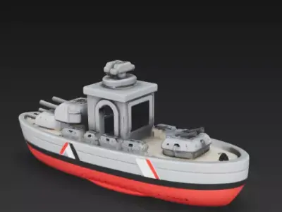 Collectible Benchy style Bismark Free 3D print model