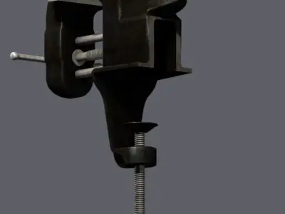 Table vise Low-poly 3D model buy
