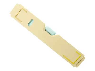 Industrial balance cartoon icon 3D model