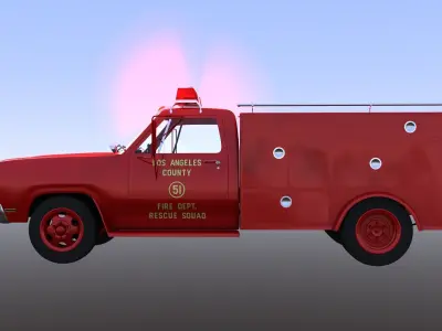Emergency Truck 3D model