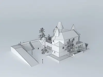 Mini Castle Free 3D model
