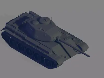 T 44 Tank 3D model
