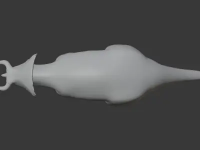 Nasutoceratops Titusi Dinosaur Low-poly 3D model