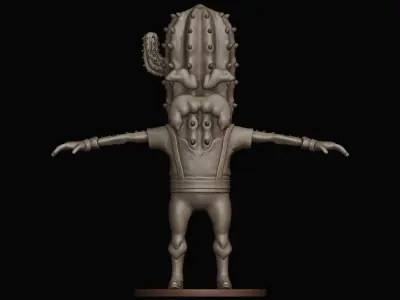 CactusMan - Western 3D model