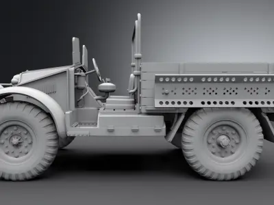 Morris CS8 scale model  3D print model