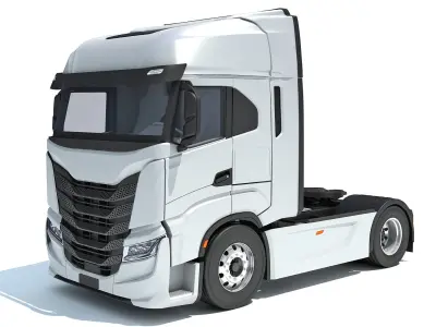 Generic Semi Truck 3D model buy