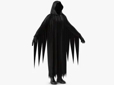 Hooded Costume 10 3D model