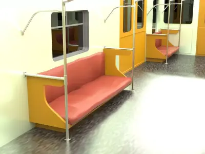 Metro Interior 3D model