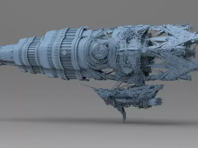 Egyptian zeppelin   3D model