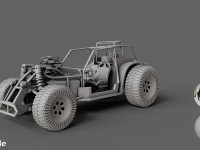 Dune Hopper 3D Model SUBD 3D model