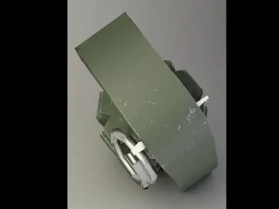  grenade F-1 very low-poly Low-poly 3D model