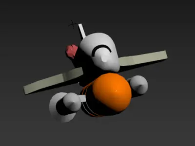 Space Ship Low-poly 3D model shop
