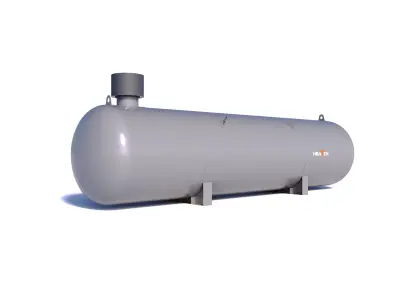 Gasholder underground HEATEX Free 3D model