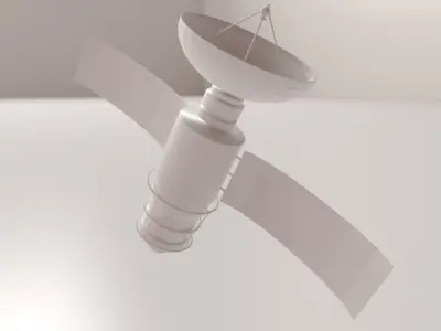 Satellite 3D model purchase