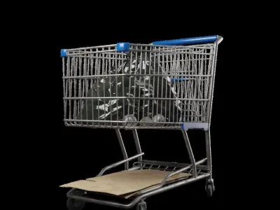 Shopping Cart high quality 3D model