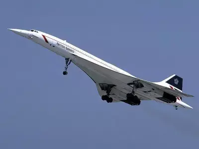 concorde jet 3D model